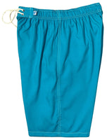 "A Solid" (Jade) Women's Elastic Waist Swim Board Shorts. REGULAR Rise + 11" Inseam - Board Shorts World Outlet