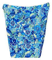 "Lucy in the Sky" (Blue) Womens Board/Swim Shorts - 11" - Board Shorts World Outlet