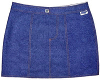 Solid Denim Blue Hipster Board Skirt - Board Shorts World Outlet