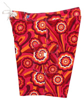 "Yellow Brick Road" (Red) Women's Board/Swim Shorts - 10.5" - Board Shorts World Outlet