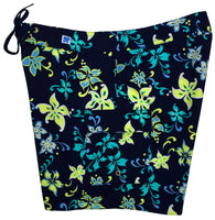 "Chick Flick" (Navy) 7" Womens Cargo + Back Pocket Board Shorts - Board Shorts World Outlet