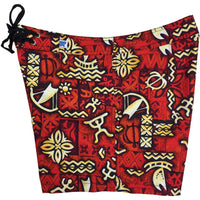 "Jungle Cruise" (Red) Girls Board (Swim) Shorts - Board Shorts World Outlet