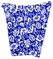 "Pure Hibiscus Too" (Royal) Womens Board/Swim Shorts - 11" - Board Shorts World Outlet