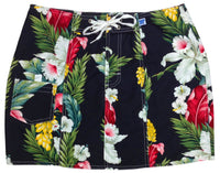 "Stranded" Original Style Board Skirt (Black) - Board Shorts World Outlet